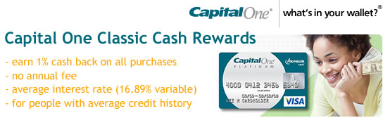 no hassle cash rewards credit card capital one