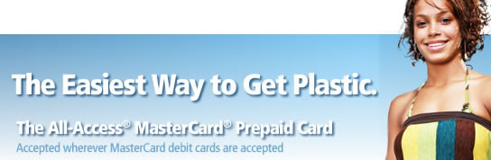 All-Access MasterCard Prepaid Card from MetaBank