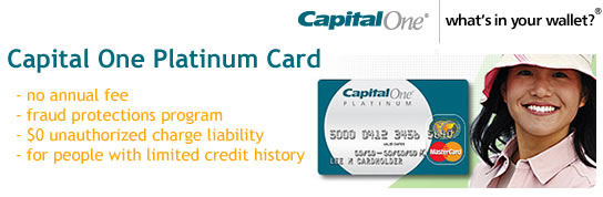 Capital One Platinum Credit Card