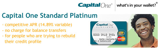 Capital One Standard Platinum Credit Card