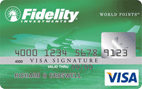 Fidelity Investments Rewards Visa Signature Credit Card with WorldPoints Rewards